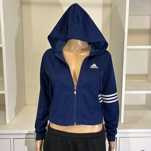 Sold. Do not buy !Adidas Womens Blue vintage lightweight Cropped